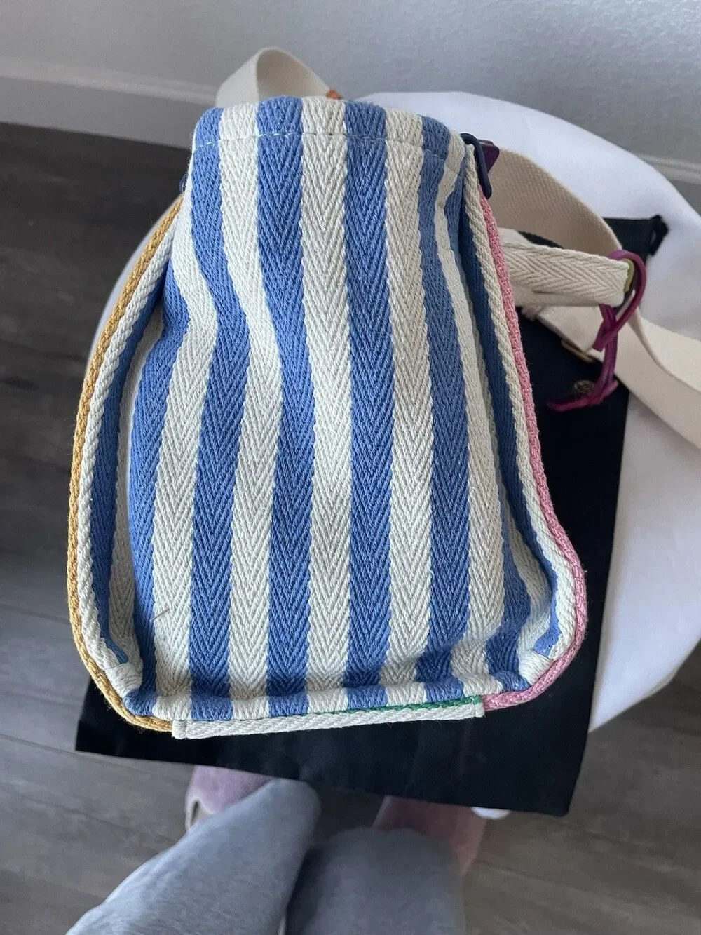 New KURT GEIGER Southbank Small Shopper in Multi Rainbow Tote Crossbody Bag
